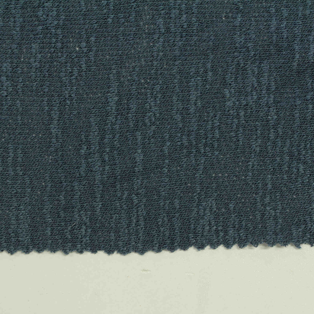 Dark Blue-Grey Textured Chunky Knit, Poly-Viscose