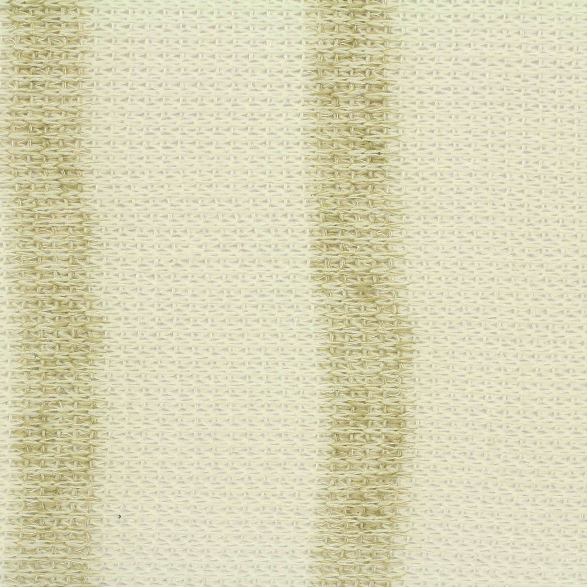 Beige Vertical-Stripe Chunky Knit, Viscose-Poly