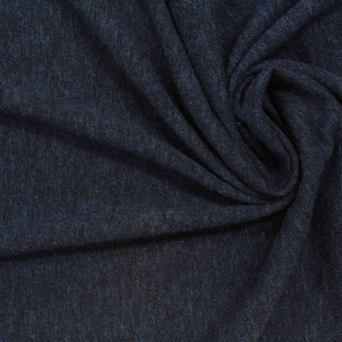 Cotton Polyester Jersey Knit Fabric, 138 gsm, 165 cm — Black