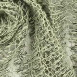 Light Green Geometric-Grid Chunky Knit — texture