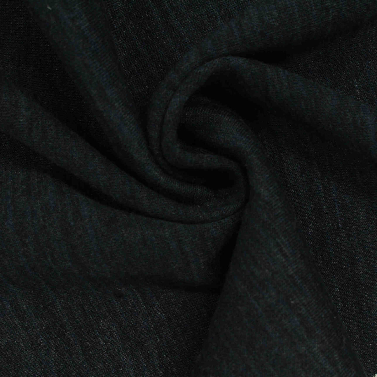 Blue Marl Scuba Knit, Cotton-Poly, 265 gsm