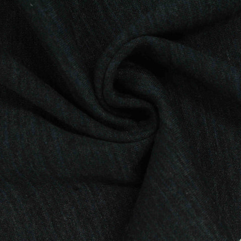 Blue Marl Scuba Knit, Cotton-Poly, 265 gsm