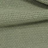 100% Cotton Chunky Knit Fabric, 210 gsm — Green — texture