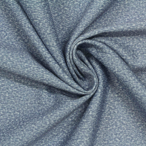 Blue Marl Knit, Polyester, 183 gsm