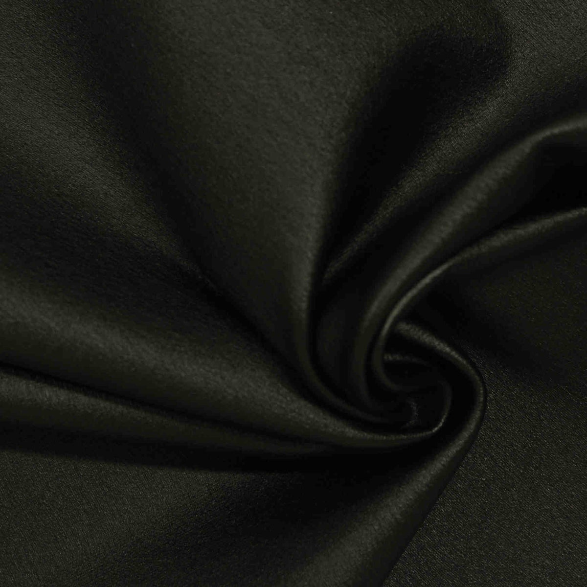 Cotton Stretch Jersey Knit Fabric, 313 gsm — Black
