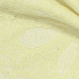 Cream Floral Jacquard, Poly-Cotton — texture