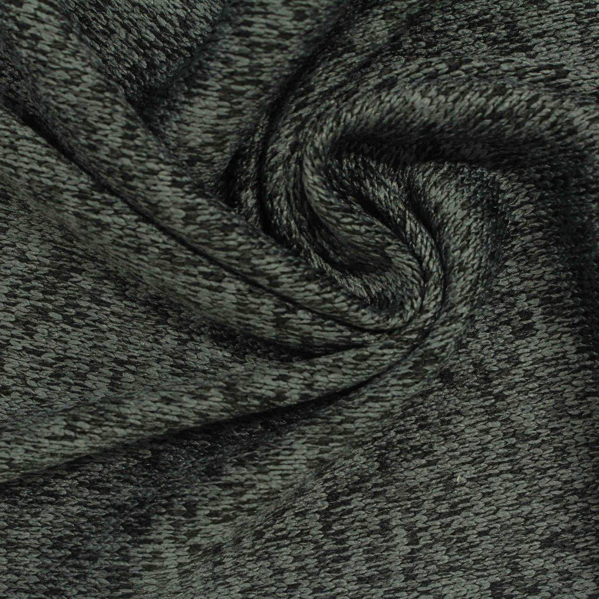Dark Grey Marl Chunky Knit, Polyester, 290 gsm