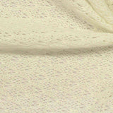 Cream Openwork Chunky Knit, Polyester — texture