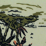 Green Palm Poplin, Cotton — texture