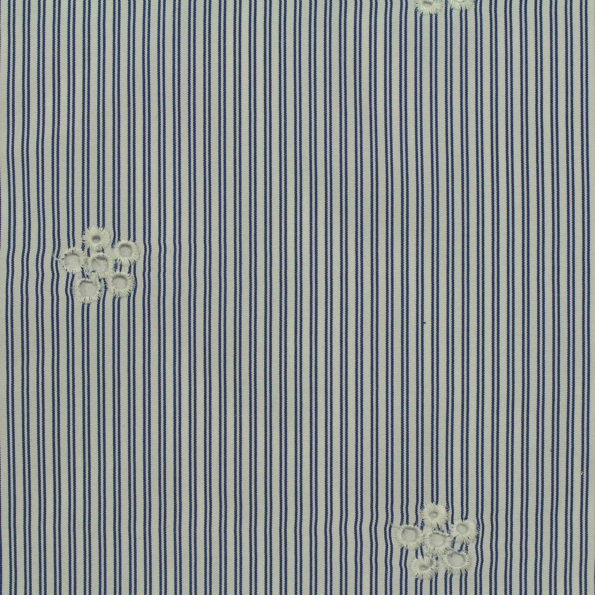 White Floral Woven, Polyester