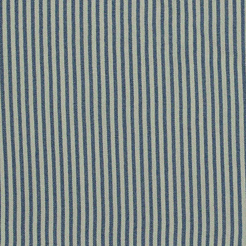 Blue Vertical-Stripe Woven, Viscose
