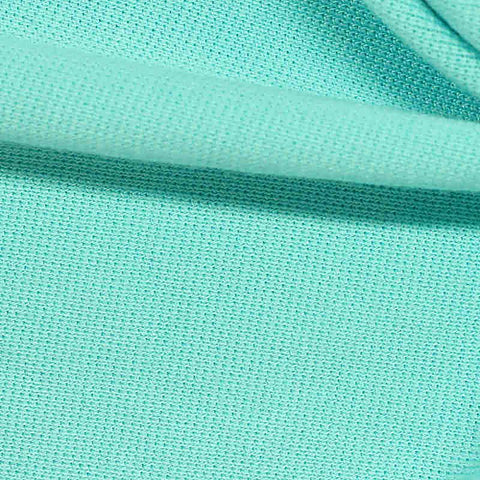 Polyester Stretch Interlock Knit Fabric, 250 gsm, 170 cm — Green