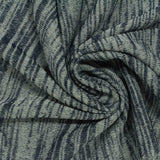Blue Marl Chunky Knit, Viscose-Poly