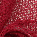100% Polyester Knit Fabric, 118 gsm, 138 cm — Red — texture