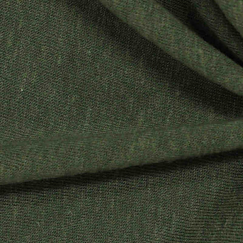 Cotton Polyester Jersey Knit Fabric, 138 gsm, 165 cm — Green