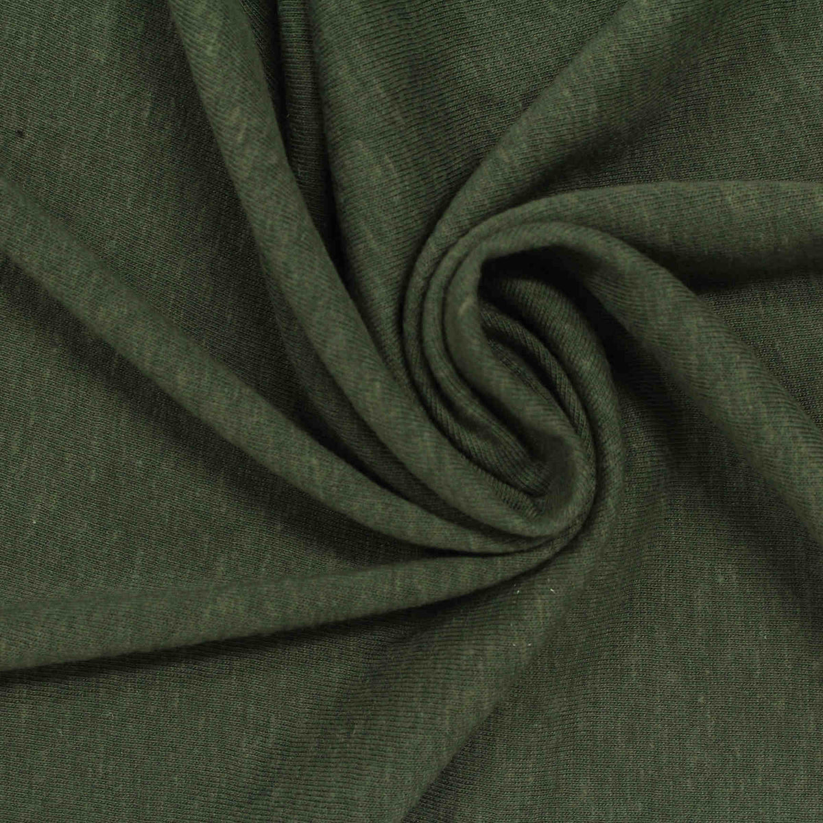Cotton Polyester Jersey Knit Fabric, 138 gsm, 165 cm — Green