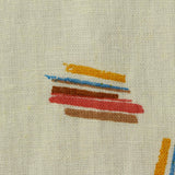 Yellow Brushstrokes Woven, Viscose-Linen