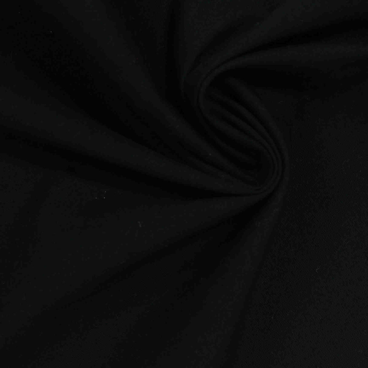 100% Cotton Woven Fabric, 145 gsm, 147 cm — Black