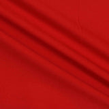 Cotton Stretch Poplin Fabric, 115 gsm, 147 cm — Red