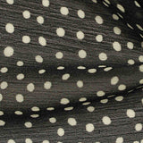 White Dots Chiffon, Polyester — texture