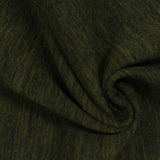 Dark Green Marl Scuba Knit, Cotton-Poly