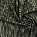 Grey Vertical-Stripe Knit, Polyester, 260 gsm