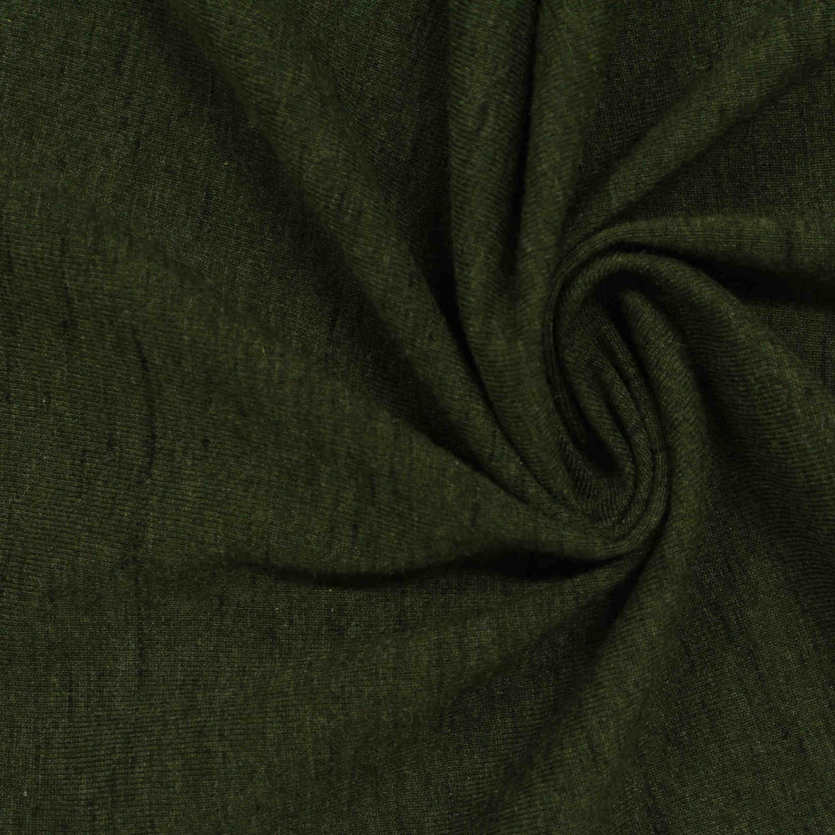 Cotton Polyester Jersey Knit Fabric, 157 gsm, 170 cm — Green