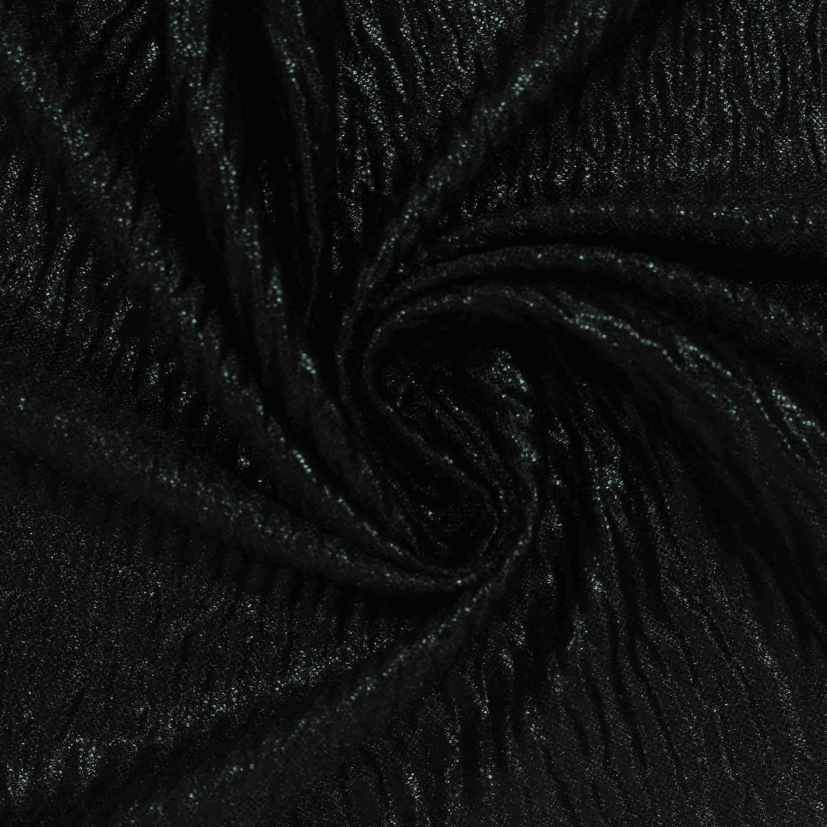 Jacquard 100% Polyester Interlock Knit Fabric, 120 gsm, 150 cm — Black