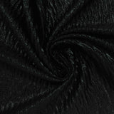 Jacquard 100% Polyester Interlock Knit Fabric, 120 gsm, 150 cm — Black