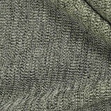 Heathered Green Marl Rib Knit, Polyester — texture