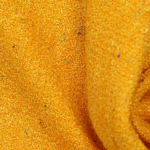 Yellow Marl Knit, Viscose-Poly