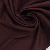 Polyester Stretch Faux Suede Fabric, 145 gsm, 150 cm — Brown