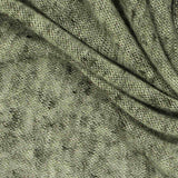 Light Green Heathered-Marl Jersey Knit, Poly-Linen — texture