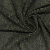 Polyester Linen Jersey Knit Fabric, 125 gsm, 150 cm — Black