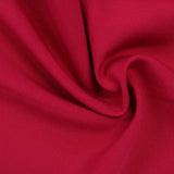 Polyester Stretch Woven Fabric, 213 gsm, 150 cm — Red