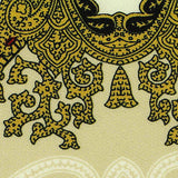 Polyester Stretch Woven Fabric, 213 gsm, 150 cm — Yellow — texture