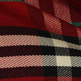 Red Plaid Woven, Poly-Cotton — texture