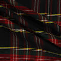Red Plaid Woven, Poly-Cotton, 195 gsm, 147 cm, ref EF-206137