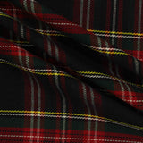 Red Plaid Woven, Poly-Cotton