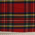 Red Plaid Woven, Poly-Cotton, 195 gsm, 147 cm, ref EF-206144