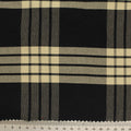 Black Plaid Woven, Poly-Cotton, 195 gsm, 147 cm, ref EF-206145