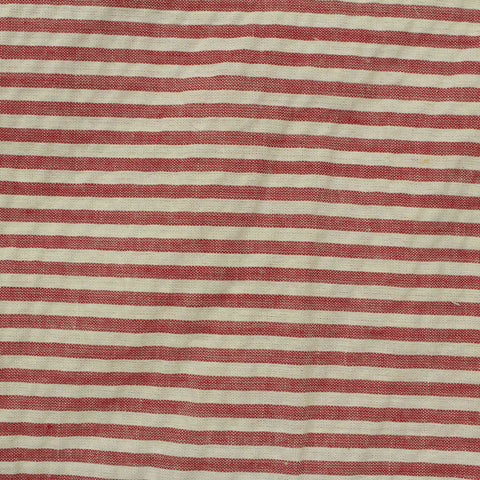 Polyester Cotton Seersucker Fabric, 120 gsm, 145 cm — Red