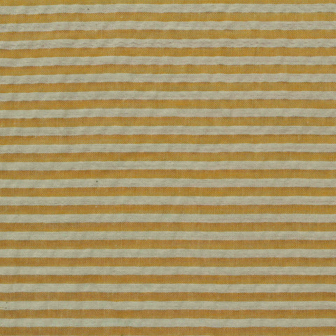Polyester Cotton Seersucker Fabric, 120 gsm, 145 cm — Khaki