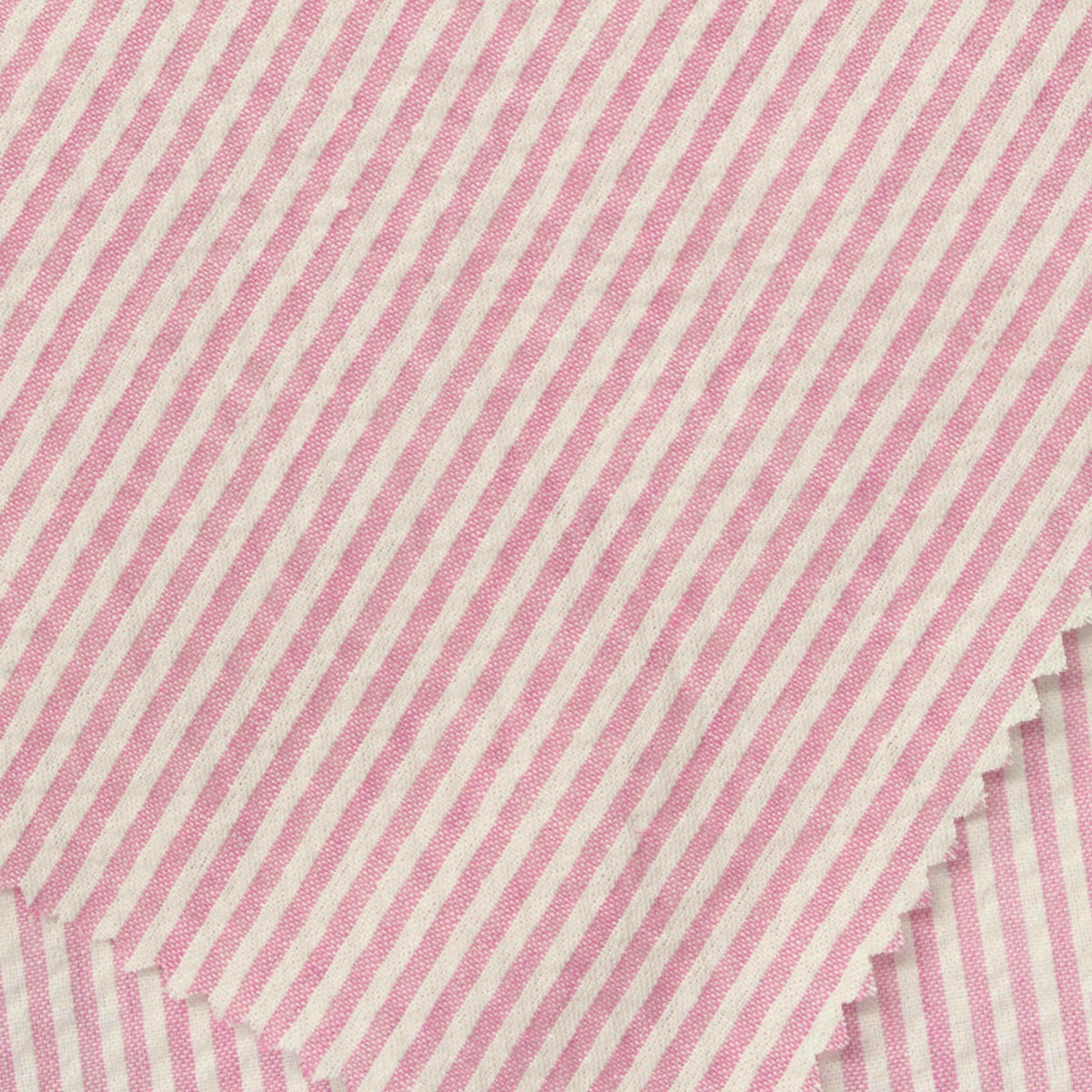 Polyester Cotton Seersucker Fabric, 120 gsm, 145 cm — Pink
