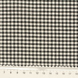 Black Check Woven, Poly-Cotton