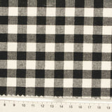 Black Check Woven, Poly-Cotton