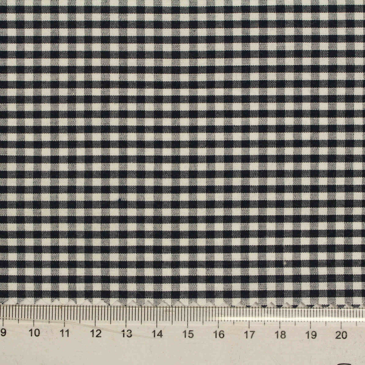 Black Check Woven, Cotton, 102 gsm, 145 cm, ref EF-206191