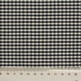 Black Check Woven, Cotton