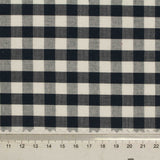 Black Check Woven, Cotton