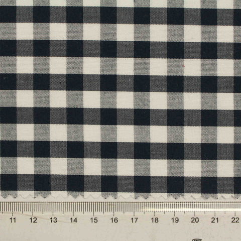 Black Check Woven, Cotton